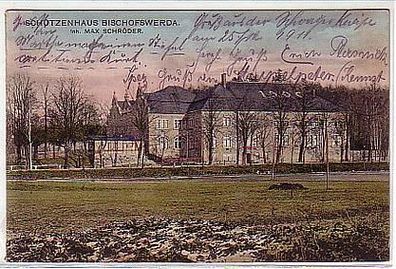 09912 Ak Schützenhaus Bischofswerda 1911