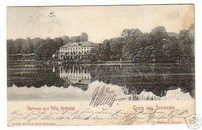 schöne Ak Gruss aus Salzungen Villa Huttinger 1902