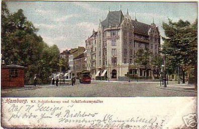 schöne Ak Hamburg Schäferkampsallee 1908