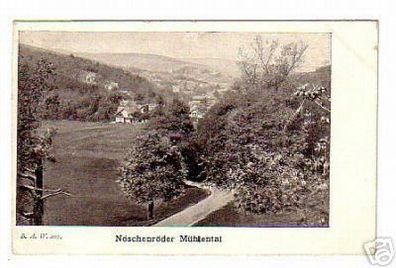 schöne Ak Nöschenröder Mühlental 1908