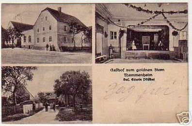 00073 Ak Thammenheim Gasthof zum goldnen Stern 1924