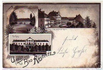 00613 Ak Gruss aus Bad Köstritz Heinrichstrasse 1900