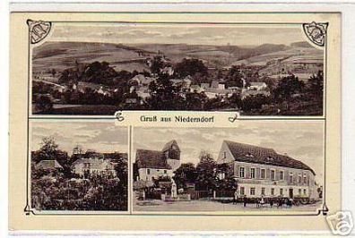 01062 Ak Gruss aus Niederndorf 1939
