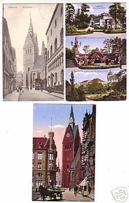 16883/3 Ak Hannover Marktkirche usw. um 1915