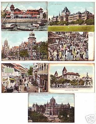 17911/7 Ak Bombay Indien Stadtansichten um 1912