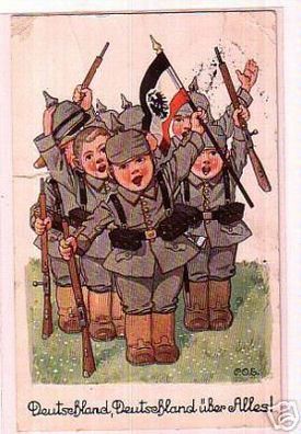 00528 Ak Militär mit Prüfstempel Konstanz 1915