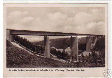 00934 Ak Reichsautobahnbrücke Siebenlehn um 1930