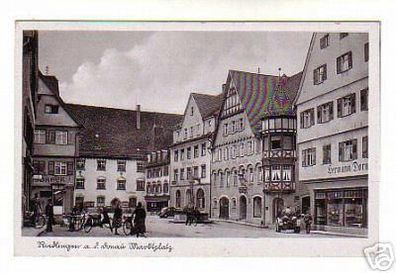 02149 Ak Riedlingen an der Donau Hotel Mohren um 1935