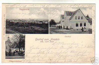 02341 Ak Gasthof zum Arnstein Olvenstedt 1903