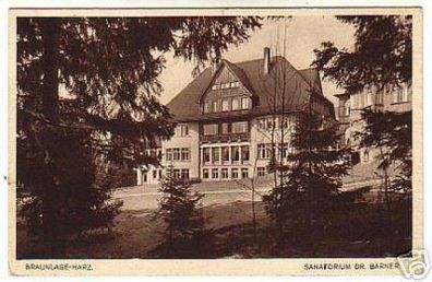 02419 Ak Braunlage Harz Sanatorium Dr. Barner um 1940