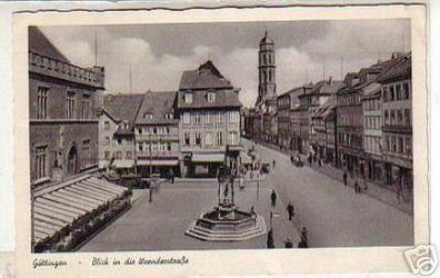 02562 Ak Göttingen Blick in die Weenderstrasse um 1940