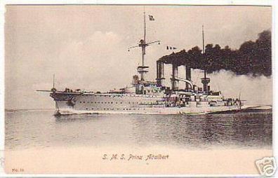 02603 Ak deutsches Kriegsschiff S.M.S. Prinz Adalbert