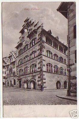04282 Ak Schweiz Zug Rathaus 1906