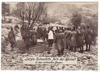 85: Maximum-Ak Militär 1. WK Grab in Serbien um 1915