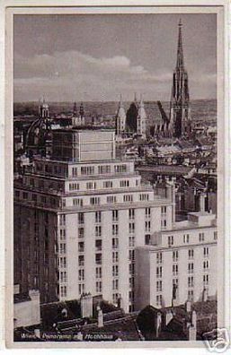 00063 Feldpost Ak Wien Panorama mit Hochhaus 1940