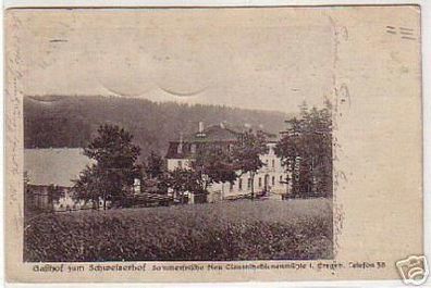 04055 Ak Neu Clausnitz Bienenmühle Gasthof 1923