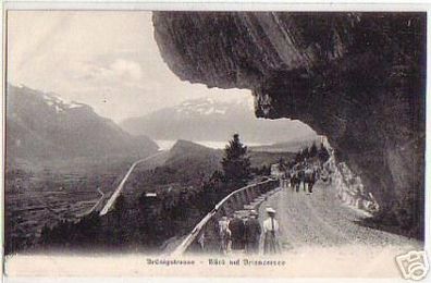 04192 Ak Schweiz Brünigstrasse am Brienzer See um 1910
