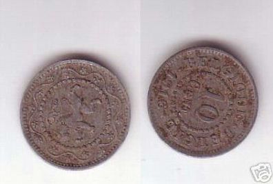 10 Cent Münze 1916 Besetzung Belgiens im 1. Weltkrieg