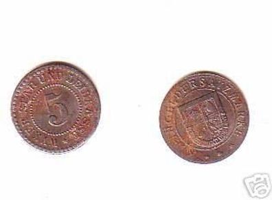 5 Pfennig Notgeld Wyker Spar und Leihkasse um 1920