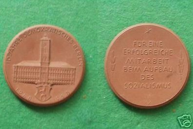 rare Medaille Meißner Porzellan Berlin 1948-1958