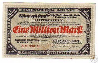 seltene Banknote Inflation 1 Million Duisburg Hochfeld