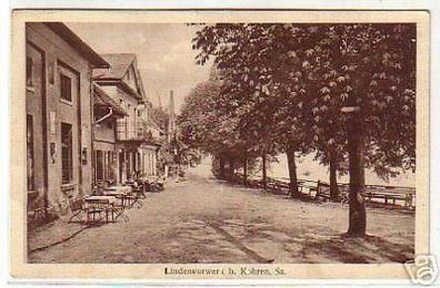 03432 Ak Gasthof Lindenvorwerk bei Kohren in Sa. 1928