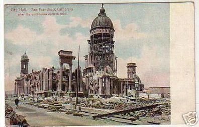 04480 Ak San Francisco nach dem Erdbeben von 1906