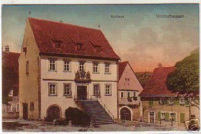 04491 Ak Wintershausen Rathaus 1930