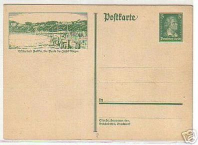 04828 Ganzsachenkarte Ostseebad Sellin auf Rügen um1935