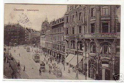 04836 Ak Chemnitz Hotel "Stadt Gotha" 1914