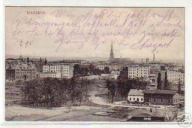 04843 Ak Schlesien Ratibor Totalansicht 1912