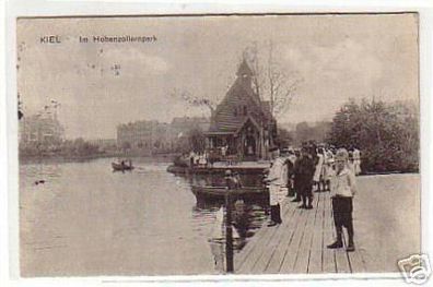 04676 Ak Kiel im Hohenzollernpark 1913