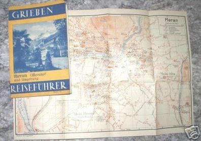 Grieben Reiseführer Band 70 Meran und Umgebung 1937