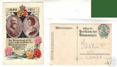 04960 Ak Offizielle Postkarte des Blumentages 1911