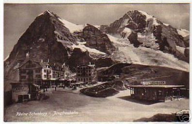 05726 Ak Schweiz Kleine Scheidegg Jungfraubahn 1925