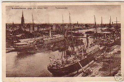 06036 Ak 100 Jahre Bremerhaven Totalansicht 1927