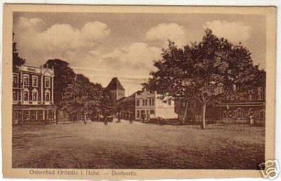 06061 Ak Ostseebad Grömnitz in Holst. Dorfpartie um 1920
