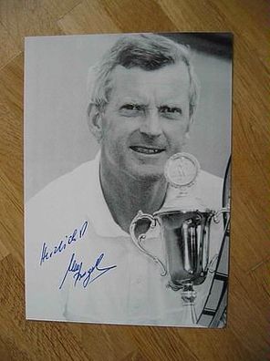 Davis-Cup Tennislegende Wilhelm Bungert - handsigniertes Autogramm!!!