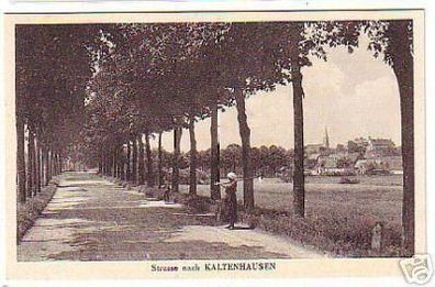 06518 Ak Strasse nach Kaltenhausen um 1930