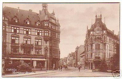 06726 Ak Cottbus Berliner Straße Hotel um 1920