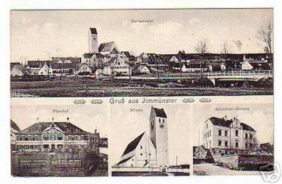 03761 Ak Gruss aus Ilmmünster Dorfansicht um 1920