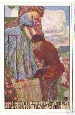 01035 Ak Künstlerkarte von Franz Thiel Nr. 30, 1913