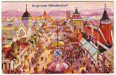 02282 Künstler Ak Gruß vom Oktoberfest! 1936