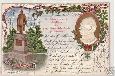 05201 Ak Fürst Bismarck Denkmals zu Dortmund 1903