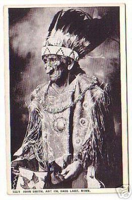 06045 Ak 130 Jahre alter Indianer aus Minnesota um 1920