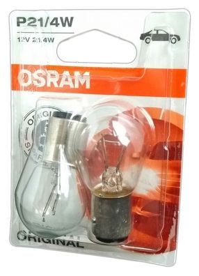 P21/4W OSRAM Original Spare Part 2st. 12V 21W/4W Blister 7225-02B