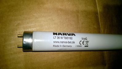 NARVA LT 36 W T8/0182 blue2 www. narva-bel. de Made in Germany CE