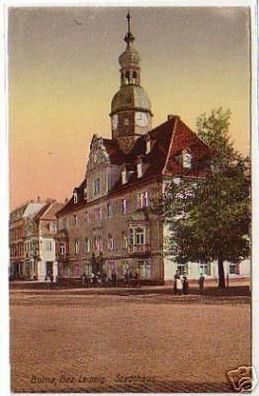 07166 Ak Borna Bez. Leipzig Stadthaus um 1920