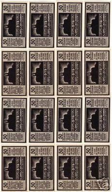 16 Banknoten Notgeld der Stadt Quedlinburg 1921