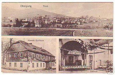 03440 Mehrbild Ak Obergurig Hänsels Gasthaus um 1920